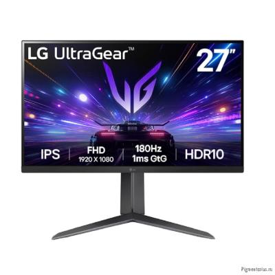 LCD LG 27" 27GS65F-B UltraGear черный {IPS 1920x1080 180Hz 1ms HDMI DisplayPort HAS Pivot} [27gs65f- LCD LG 27" 27GS65F-B UltraGear черный {IPS 1920x1080 180Hz 1ms HDMI DisplayPort HAS Pivot} [27gs65f-