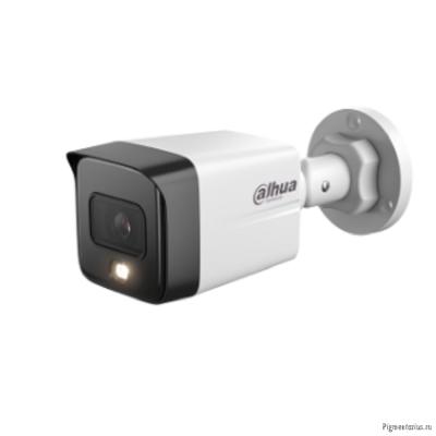 DAHUA DH-IPC-HFW1239TC1P-SA-IL-0280B-S6 Уличная цилиндрическая IP-видеокамера с ИК 30м и LED 30м 2Мп