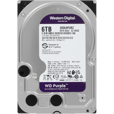 WD Purple 6Tb (WD64PURZ)