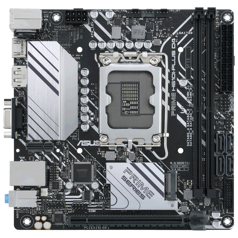 Материнская плата ASUS PRIME H610I-PLUS D4-CSM (90MB1B20-M0EAYC)