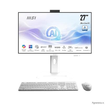 Моноблок MSI Modern AM273QP AI 1UM-093RU [9S6-AF0112-093] White 27"