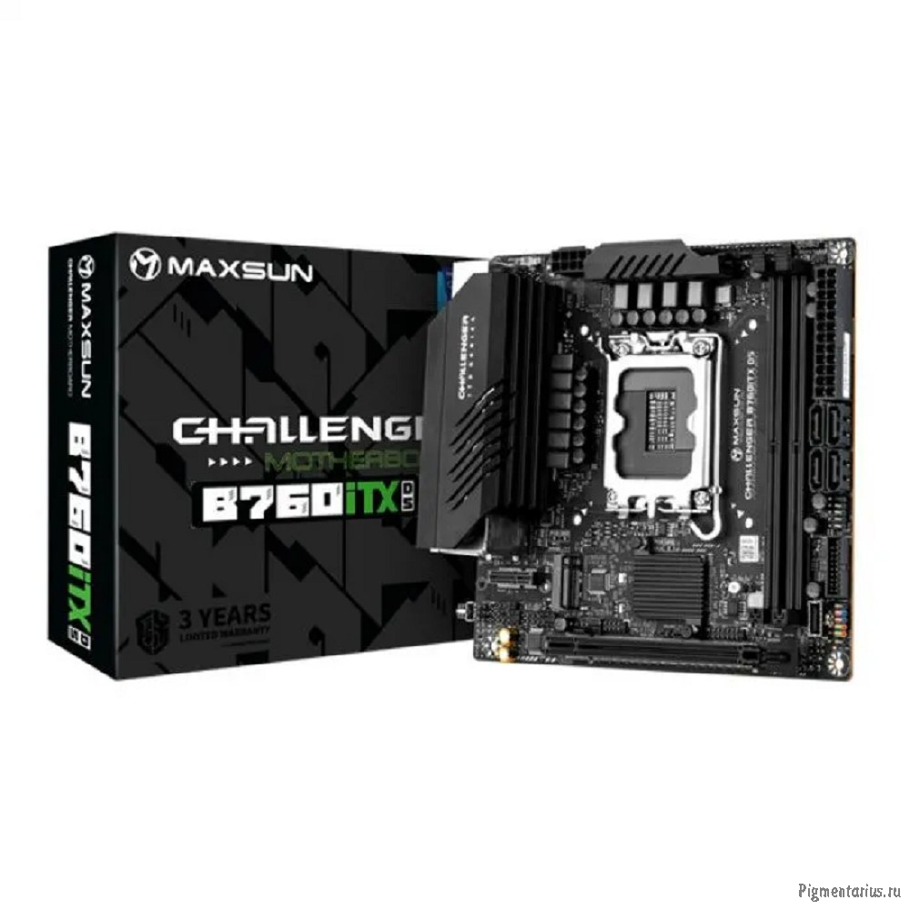 Материнская плата MAXSUN MS-Challenger B760ITX D5