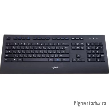 920-005215 Logitech Клавиатура K280E USB оригинальная заводская гравировка RU/LAT