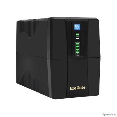 Exegate EX292783RUS ИБП ExeGate Power Back BNB-1000.LED.AVR.4C13 <1000VA/550W, LED, AVR, 4*C13, Blac