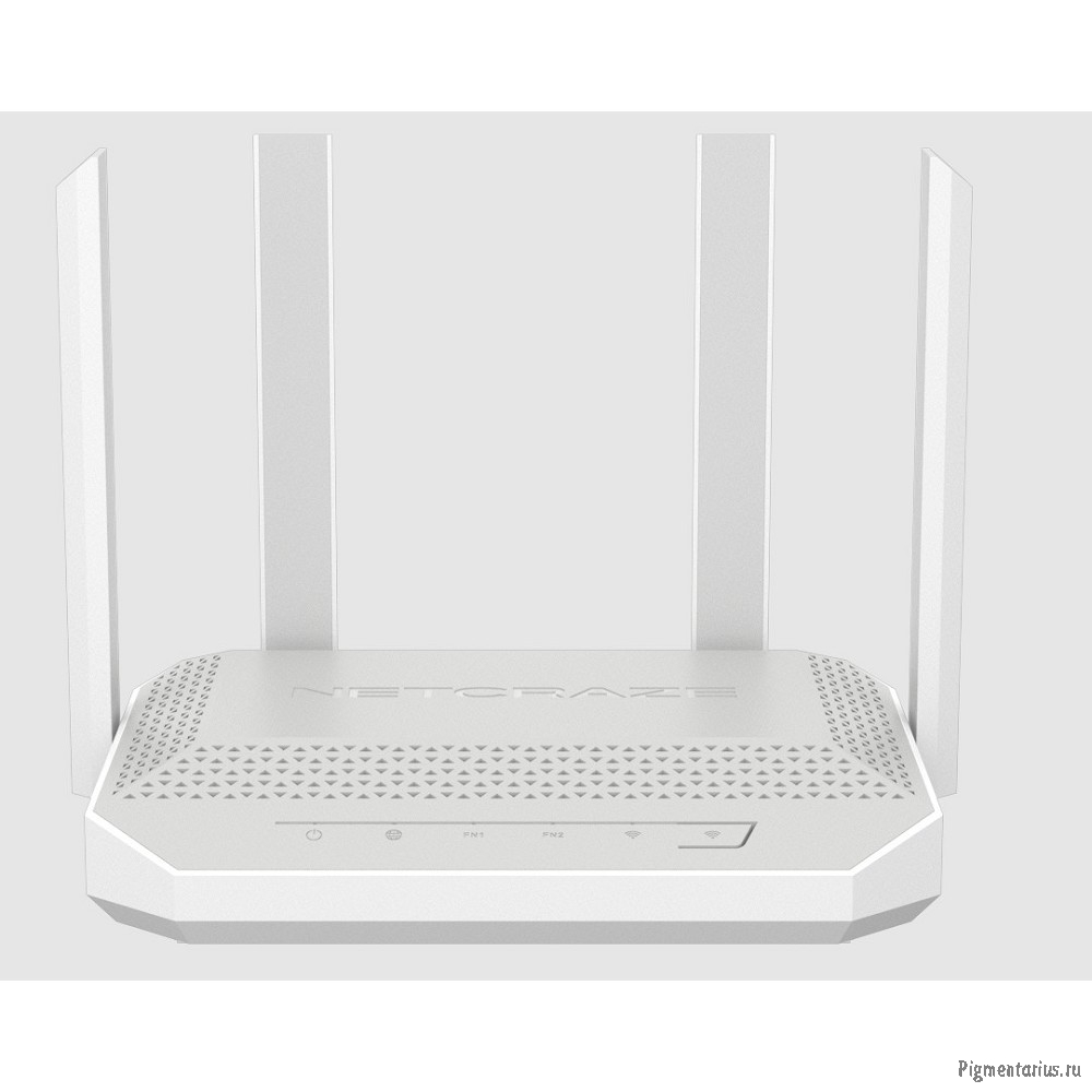 Netcraze Giga (NC-1012) Мультигигабитный интернет-центр с Mesh Wi-Fi 6 AX3000, Smart-коммутатором 1x