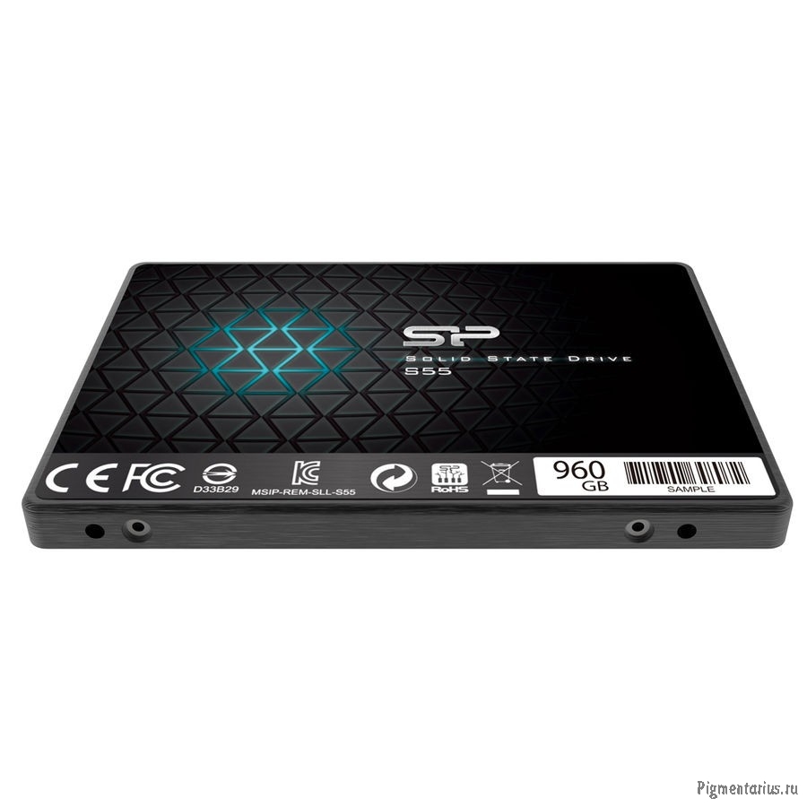 SSD накопитель Silicon Power S55 SP960GBSS3S55S25 SATA3.0 960Gb