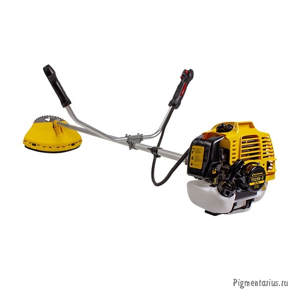 CHAMPION Триммер T523S-2 { неразъемн.прям. 1,4кВт 51,7см?  7,2кг HT21+40/255/25,4 U-ручка легк.старт