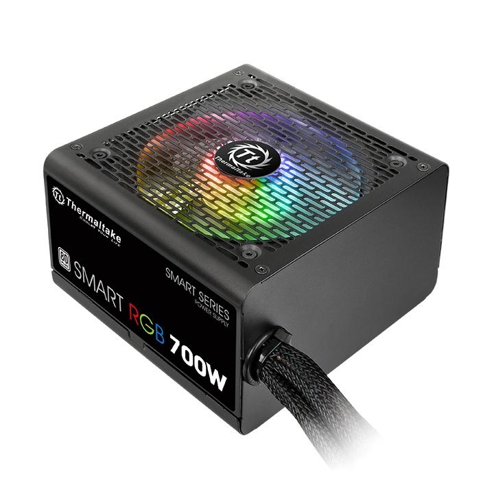 Блок питания Thermaltake Smart  RGB  [PS-SPR-0700NHSAWE-1]  700W / APFC / 80+