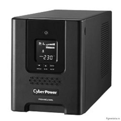 CyberPower PR3000ELCDSL ИБП {Line-Interactive, Tower, 3000VA/2700W USB/RS-232/EPO/SNMPslot (8 IEC С1