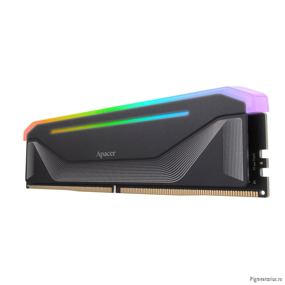 Оперативная память Apacer  DDR5  16GB  6000MHz DIMM NOX RGB Black Gaming Memory CL38 1.35V (Retail) 