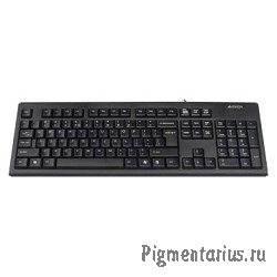 Клавиатура A-4Tech KR-83 black USB, проводная USB, 104 клавиши [533406]