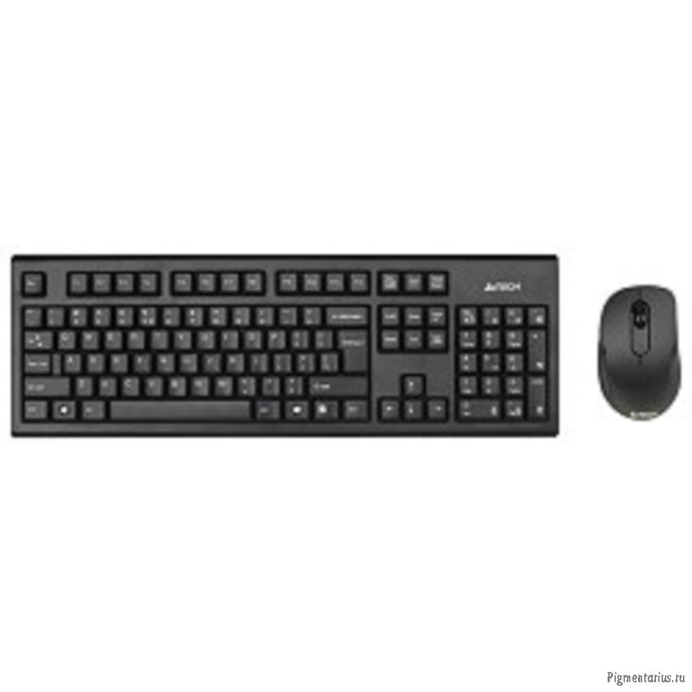 A-4Tech Клавиатура + мышь 7100N клав:черный мышь:черный USB беспроводная [613833]