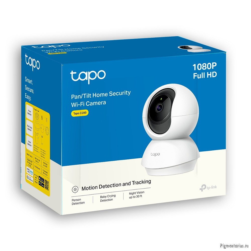 TP-Link Tapo C200 Умная домашняя поворотная камера