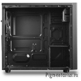 Deepcool MATREXX 30  mATX, Black, Стекл. боковая панель, Без БП