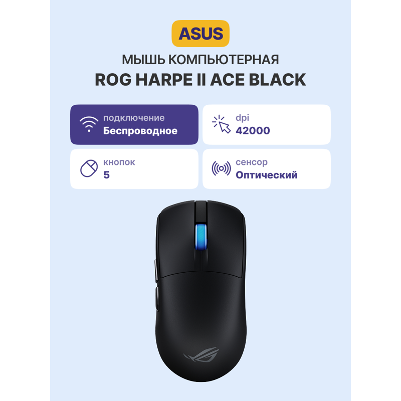 ASUS P723 ROG HARPE II ACE/BLK (90MP0490-BMUA00)