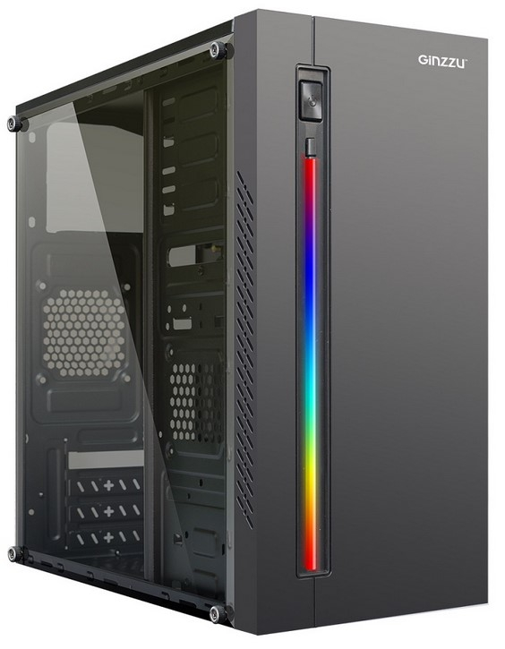 Ginzzu D370 RGB Window w/o PSU