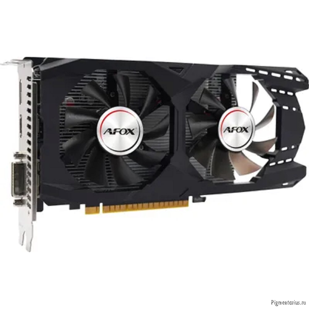 Видеокарта AFOX Geforce GTX1050Ti 4GB GAMING GDDR5 128Bit  DP/DVI/HDMI ATX 2* Fan (AF1050TI-4096D5H7
