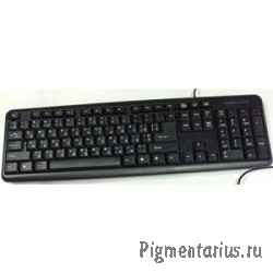 Клавиатура Gembird KB-8320U-BL {черный,USB, 104 клавиши}