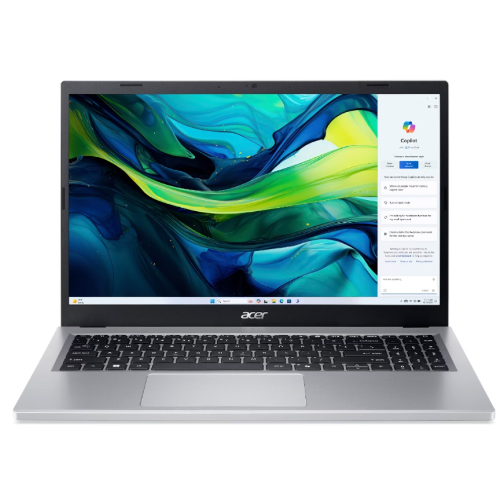 Ноутбук ACER Aspire Go 15 AG15-21PT-R5GQ [NX.JJJAA.004] silver 15.6”