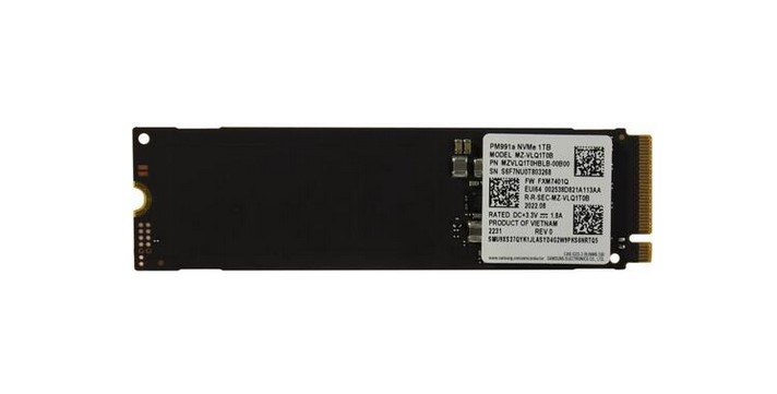 Samsung SSD PM991a, 1TB, M.2(22x80mm), NVMe, PCIe 3.0 x4, MZVLQ1T0HBLB-00B00