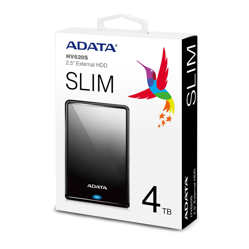Внешний жесткий диск ADATA Portable HDD 4TB HV620S (Black)
