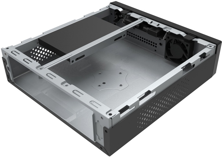 Корпус POWERMAN ME100S-BK (6133715) 120W