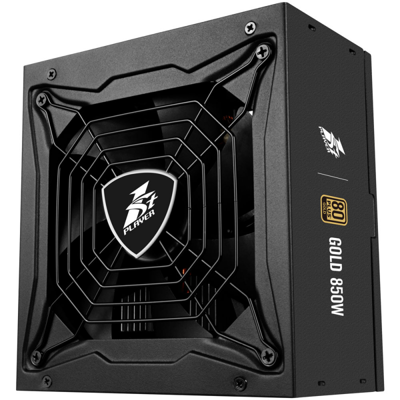 1STPLAYER STEAMPUNK 850W / ATX 2.4, APFC, 80 PLUS GOLD, 140mm fan, full modular / PS-850SP