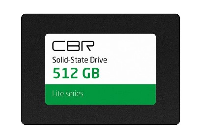 SSD накопитель CBR SSD-512GB-2.5-LT22 серия "Lite" 512GB