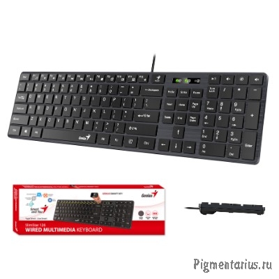 Клавиатура Genius SlimStar126 Black USB [31310017402/31310017417]
