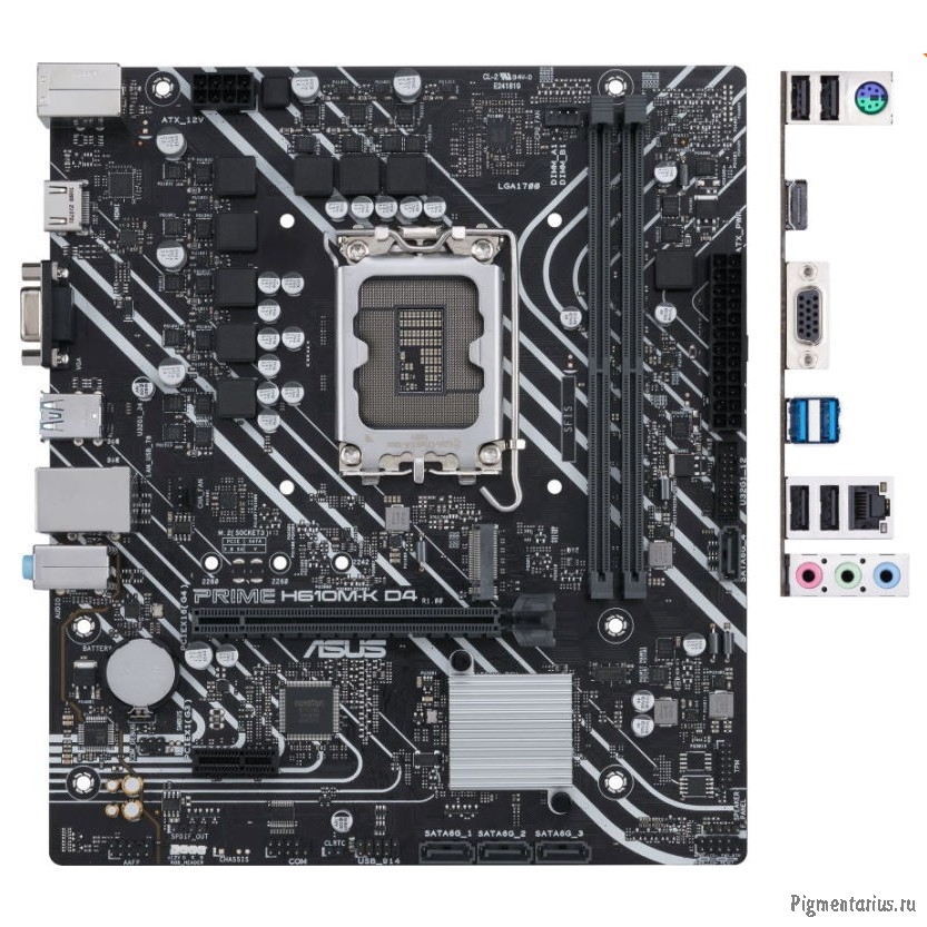 Материнская плата Asus PRIME H610M-K D4