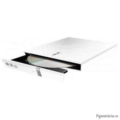 Привод оптический внешний DVD-RW ASUS White Slim Ret. Karim Rashid Collection SDRW-08D2S-U LITE, USB Привод оптический внешний DVD-RW ASUS White Slim Ret. Karim Rashid Collection SDRW-08D2S-U LITE, USB