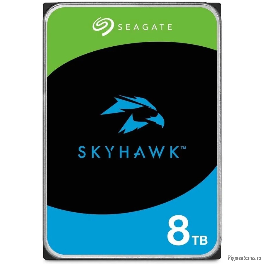 Жесткий диск Seagate SkyHawk (ST8000VX010) 8TB {SATA 6 Гбит/с, 7200 rpm, 256 mb buffer}