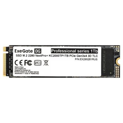 SSD накопитель Exegate KC2000TP1TB M.2 2280 1Tb NextPro+