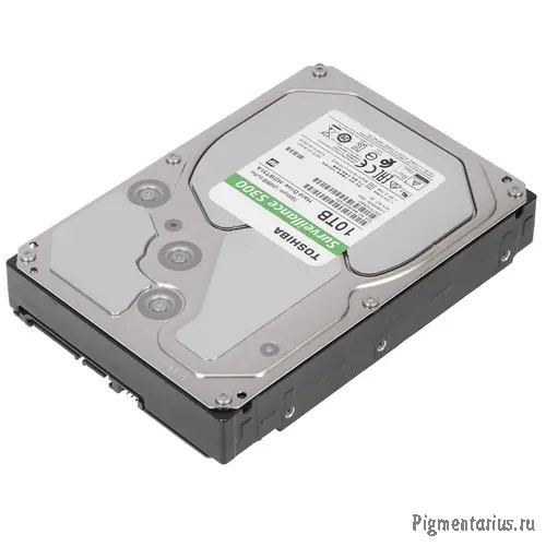 Жесткий диск Toshiba Surveillance S300 (HDWT31AUZSVA) 10TB {SATA 6.0Gb/s, 7200 rpm, 256Mb buffer}
