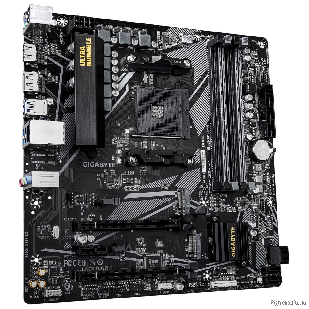 Материнская плата GIGABYTE B550M DS3H R2