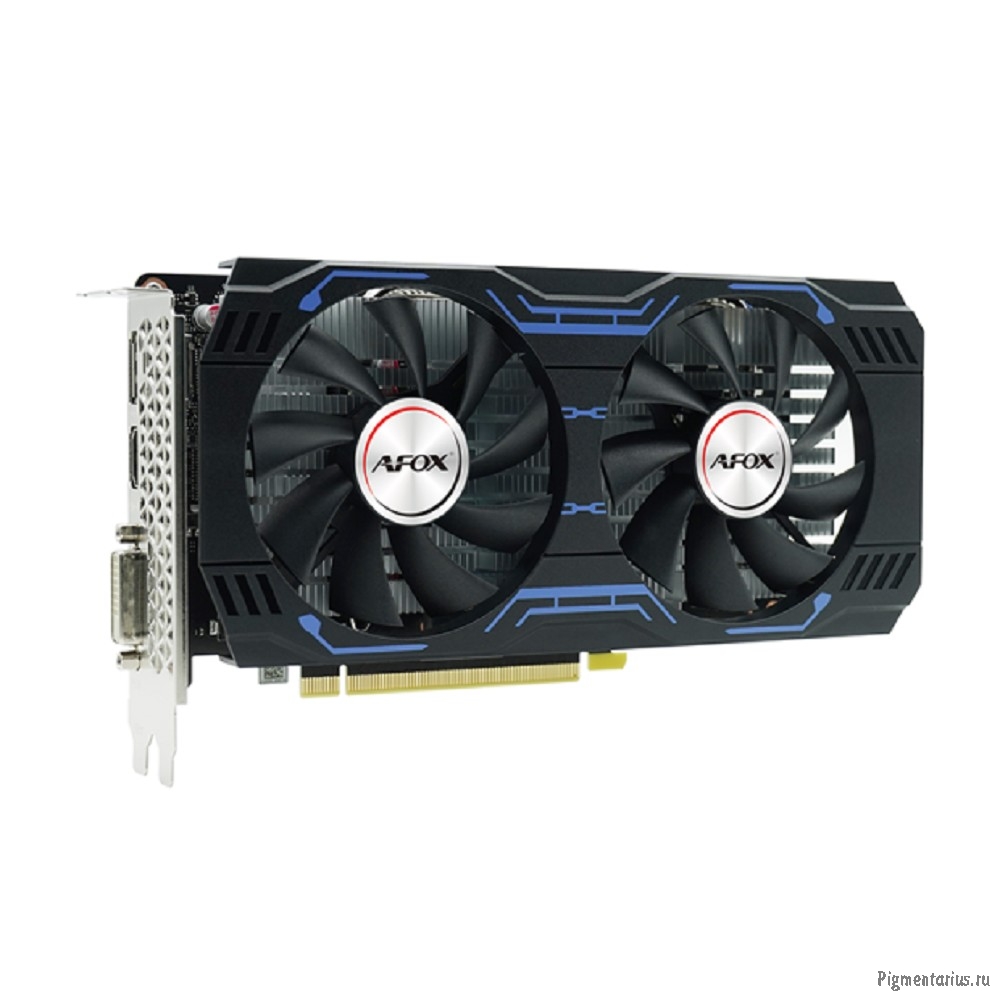 Видеокарта AFOX GTX1660TI 6GB GDDR6 192Bit DP/DVI/HDMI ATX Dual Fan (AF1660TI-6144D6H1-V4/6144D6H7-V