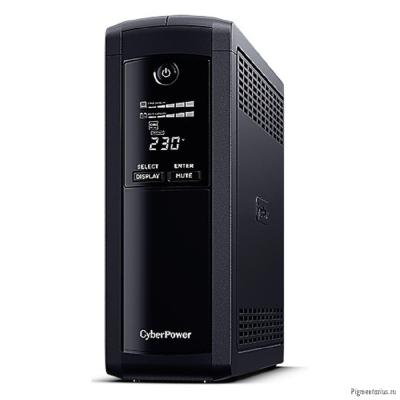 CyberPower VP1600EILCD ИБП {Line-Interactive, Tower, 1600VA/960W USB/RS-232/RJ11/45  (4 + 4 IEC С13)