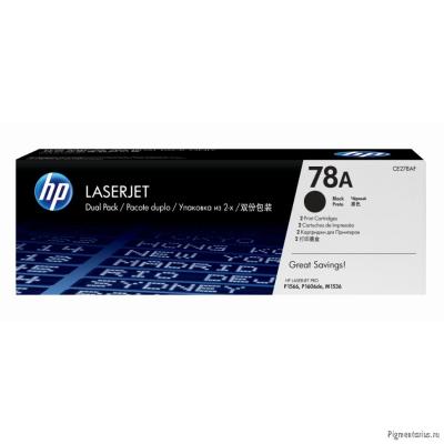 HP CE278AF/CE278AD Картридж ,Black {LJ 1566/1606dn/1536dnf, Black, (2 x 2100стр.), 2-pack} 2-pack HP CE278AF/CE278AD Картридж ,Black {LJ 1566/1606dn/1536dnf, Black, (2 x 2100стр.), 2-pack} 2-pack