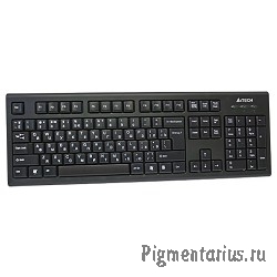 Клавиатура A-4Tech KR-85 black USB, проводная, 104 клавиши [570125]