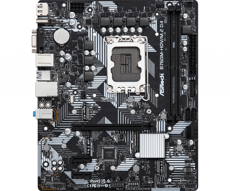 Материнская плата Asrock B760M-HDV/M.2 D4