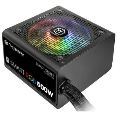 Блок питания Thermaltake Smart  RGB  [PS-SPR-0500NHSAWE-1]  500W / APFC / 80+