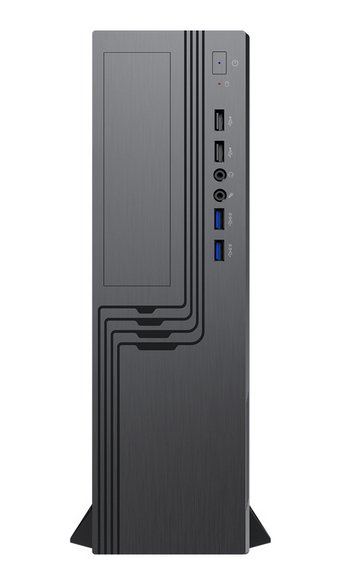 EL555BK PM-300TFX 80+Bronze U3.0*2+U2*2+2*combo Audio; fan 9cm; intrusion switch POWERMAN Slim Case 