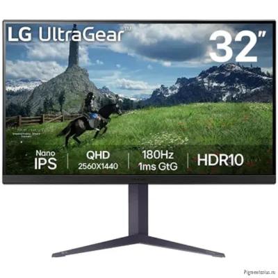 LCD LG 31.5" 32GS85Q-B UltraGear черный {IPS 2560x1440 180Hz 1ms 2xHDMI DisplayPort USB Pivot} [32gs LCD LG 31.5" 32GS85Q-B UltraGear черный {IPS 2560x1440 180Hz 1ms 2xHDMI DisplayPort USB Pivot} [32gs
