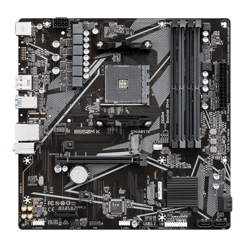 Материнская плата Gigabyte B550M K