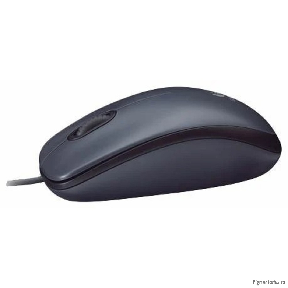 910-001793 Мышь Logitech M90 Optical USB Dark Grey RTL