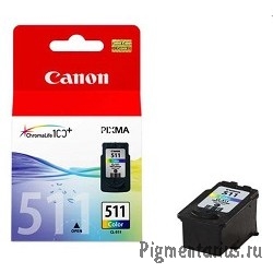 Canon CL-511 2972B007 Картридж для PIXMA MP240, PIXMA MP260, PIXMA MX320, PIXMA MX330 EMB, Цветной, 