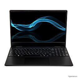 Ноутбук Hiper Workbook [U26-15FII3100R16S5WPG] black 15.6"